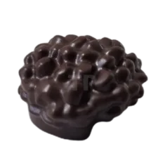 LEGO Minifigure, Hair Male, Coiled with Short Straight Sides