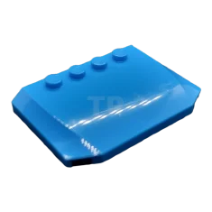 LEGO Wig 4 x 6 x 2/3 Driedubbel gebogen