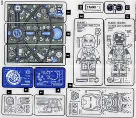 LEGO Aufkleber für Set 76216