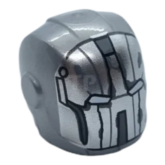 LEGO Helmet with Faceplate Pattern