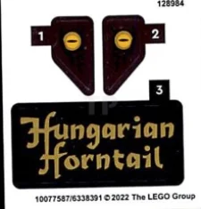 LEGO Sticker for Set 76406