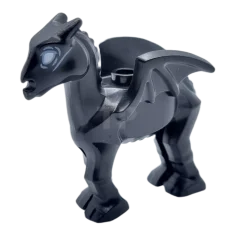 LEGO Pferd, Skelettbaby mit weißem Augenmuster (HP Thestral)