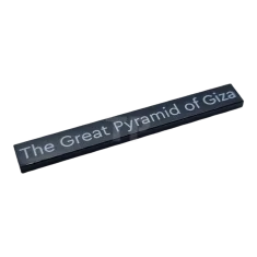 LEGO Tile 1 x 8 with 'The Great Pyramid of Giza'…