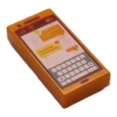 LEGO Tegel 1 x 2 met Smart Phone schermpatroon
