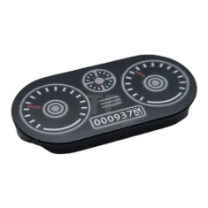 LEGO Baldosa 2 x 4 Oval con dibujo de salpicadero de…