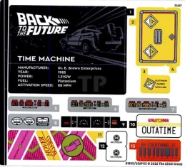 LEGO Sticker for Set 10300 - Sheet 1