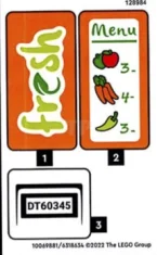 LEGO Sticker for Set 60345