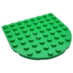 LEGO Plate, Round 8 x 8 Rounded End