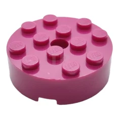 LEGO Ladrillo, redondo 4 x 4 con agujero