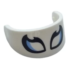 LEGO Minifigure, Visor Standard with Black Outline Eyes and Bright Light…