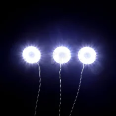 LEGO Small White Round Light 15cm (3 pack)