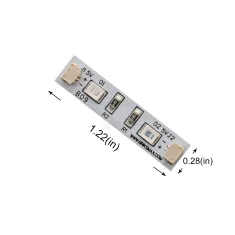 LEGO Green Strip Lights 3cm (3 pack)