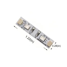 LEGO Blue Strip Lights 3cm (3 pack)