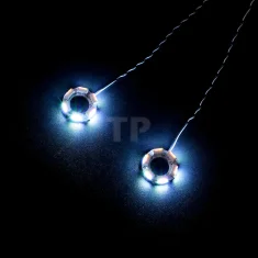 LEGO White Rotating Light 15cm (2 pack)