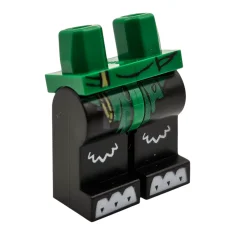 LEGO Benen Minifiguur met Poten Patroon
