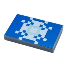LEGO Tile 2 x 3 with Pixelated Snowflake Pattern