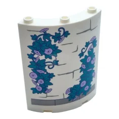 LEGO Cylinder Quarter 4 x 4 x 6 with Brick Outlines,…