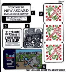 LEGO Autocollant pour l'ensemble 76200