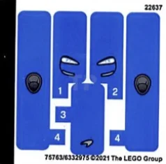LEGO Sticker for Set 30343
