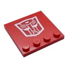 LEGO Tile 4 x 4 with Studs on Edge with Transformers…