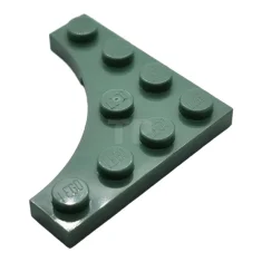 LEGO Plate 4 x 4 with Curved Cutout