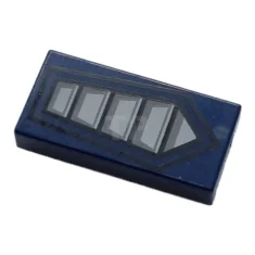 LEGO Tile 1 x 2 with Vents Pattern