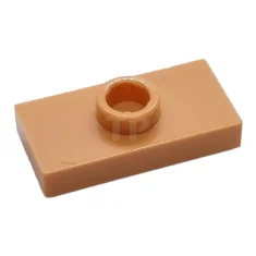 LEGO Piastra, modificata 1 x 2 con 1 borchia con scanalatura…