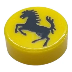 LEGO Piastrelle 1 x 1 rotonde con motivo a cavallo (logo…