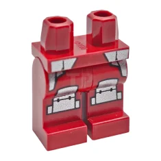 LEGO Beine Minifigur mit Rüstung und Knieschonern Muster