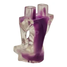 LEGO Lower Body, Ghost with Marbled Lavender Pattern