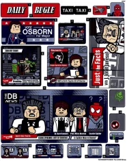 LEGO Sticker for Set 76178 - Sheet 1