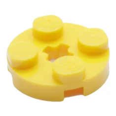 LEGO Plate 2 x 2 Round with Axle Hole