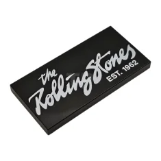 LEGO Carreau 2 x 4 avec 'les Rolling Stones EST. 1962'.
