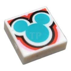 LEGO Carreau 1 x 1 avec motif de silhouette de tête…