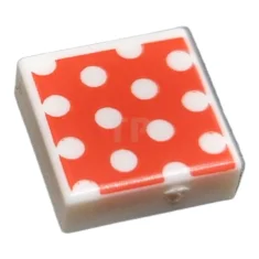 LEGO Carreau 1 x 1 avec rainure à motifs de pois…