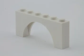 LEGO Ladrillo 1 x 6 x 2 Arco - Parte superior…