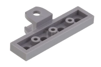 LEGO Plaat, aangepast 1 x 4 met koppelingslink dubbel