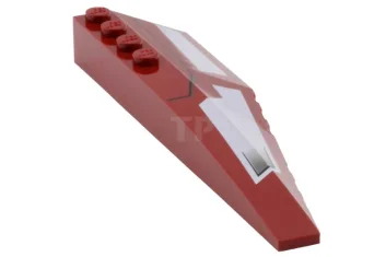 LEGO Wedge 12 x 3 Left with White Panels and Black…