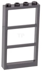 LEGO Fenêtre 1 x 4 x 6 Cadre avec 3 vitres
