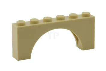 LEGO Brick 1 x 6 x 2 Arch - Thick Top…