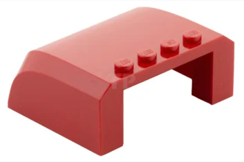 LEGO Parabrisas 5 x 6 x 2 Techo curvado con 4…