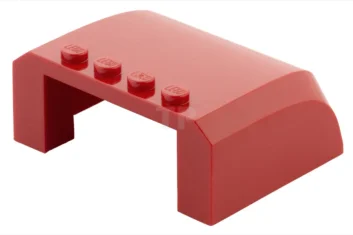LEGO Parabrisas 5 x 6 x 2 Techo curvado con 4…
