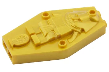 LEGO Coffin Lid with Mummy Relief Plain (Sarcophagus)