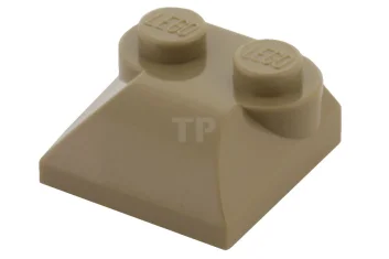 LEGO Brick 2 x 2 x 2/3 Two Studs and Curved…