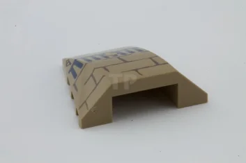 LEGO Slope 4 x 4 Wedge with Cobra Pattern (Scorpion Head)