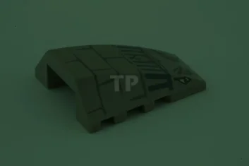 LEGO Slope 4 x 4 Wedge with Cobra Pattern (Scorpion Head)