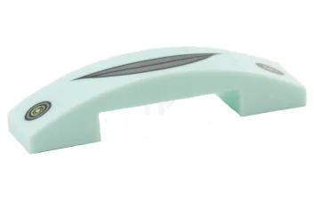 LEGO Pendiente Curvado 4 x 1 - Doble con Patrón de…