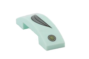 LEGO Pendiente Curvado 4 x 1 - Doble con Patrón de…