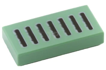 LEGO Fliese 1 x 2 mit Gittermuster