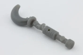 LEGO Minifiguur, staf van gebruiksvoorwerpkoning met haakuiteinde (maanstok)